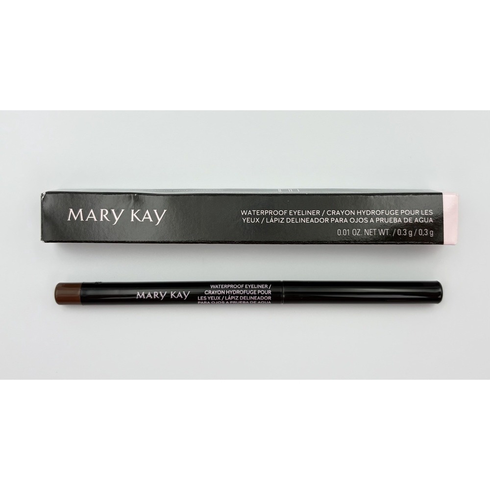 Mary Kay Waterproof Eyeliner Brown Brun 239151 New In Box Full Size .01 oz
